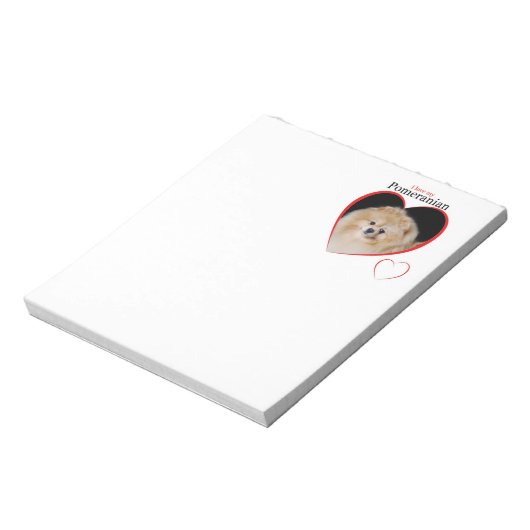 Pommeren Notitieblok (Linkerzijde)