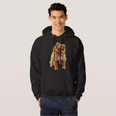 Pommeren olieverf hoodie (Voorkant volledig)
