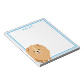 Pommeren om blanco Notitieblok te maken (Schuin)