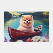 Pommeren op een peddel: een Schilderachtig avontuu Deurmat (Voorkant)