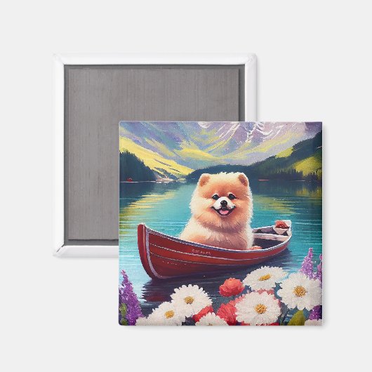 Pommeren op een peddel: een Schilderachtig avontuu Magneet (Voorkant / Achterkant)