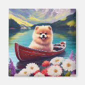 Pommeren op een peddel: een Schilderachtig avontuu Magneet (Voorkant)