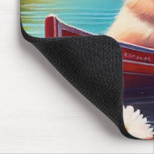 Pommeren op een peddel: een Schilderachtig avontuu Muismat (Hoek)