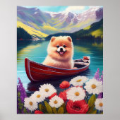 Pommeren op een peddel: een Schilderachtig avontuu Poster (Voorkant)