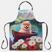 Pommeren op een peddel: een Schilderachtig avontuu Schort (Voorkant)