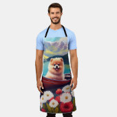 Pommeren op een peddel: een Schilderachtig avontuu Schort (Gedragen)