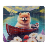 Pommeren op een peddel: een Schilderachtig avontuu Snijplank (Voorkant)