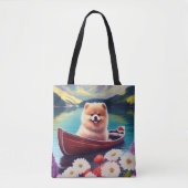 Pommeren op een peddel: een Schilderachtig avontuu Tote Bag (Voorkant)