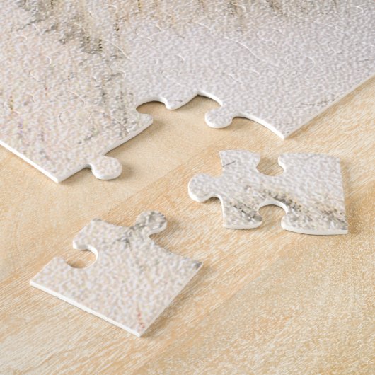 Pommeren (Oranje) schilderen - Oorspronkelijke hon Legpuzzel (Zijkant)