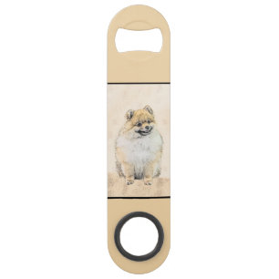 Pommeren (Oranje) schilderen - Oorspronkelijke hon Speed Flessenopener