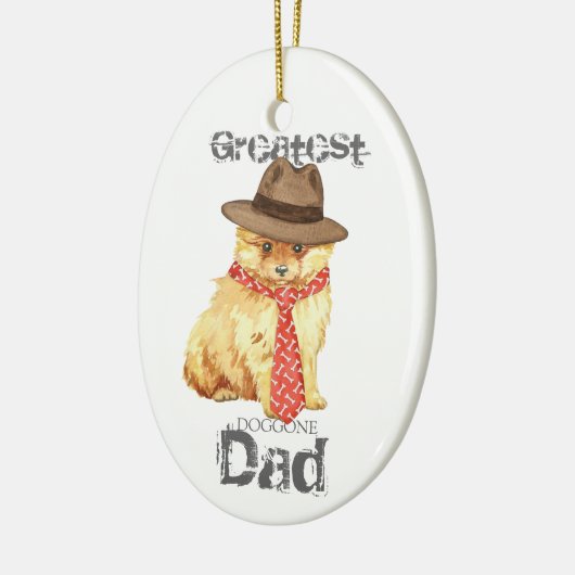 Pommeren Ornament van pap-keramiek (Links)