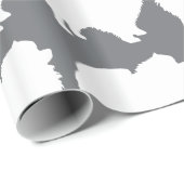 Pommeren pakpapier wit silhouette grijs (Rol Hoek)