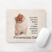 Pommeren Papa Mousepad Muismat (Met muis)