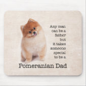 Pommeren Papa Mousepad Muismat (Voorkant)