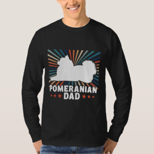 Pommeren Papa Pommeren Dog Eigenaar T-shirt