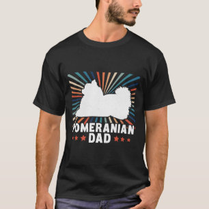 Pommeren Papa Pommeren Dog Eigenaar T-shirt