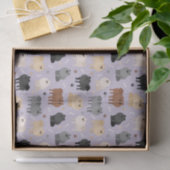 Pommeren Paw-prints en Dog-Botten-weefselpapier Tissuepapier (Geschenk)