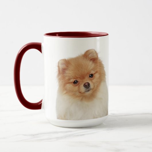 Pommeren Persoonlijke Mug Mok (Links)