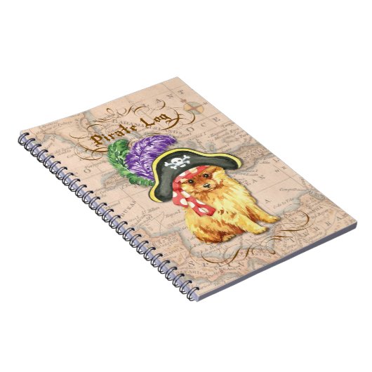 Pommeren Pirate Notitieboek (Rechterzijde)