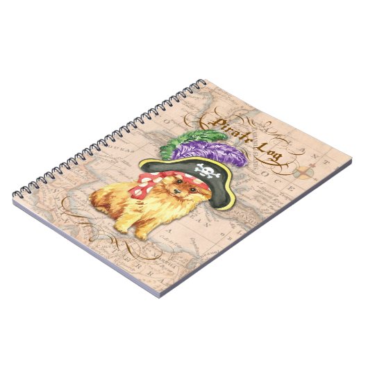 Pommeren Pirate Notitieboek (Linkerzijde)