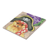 Pommeren Pirate Tegeltje (Zijkant)