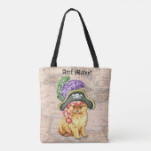 Pommeren Pirate Tote Bag (Achterkant)