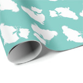 Pommeren Pom Dog Puppy Cadeaupapier (Rol Hoek)