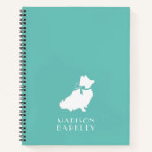 Pommeren Pom Dog Puppy Notitieboek (Voorkant)