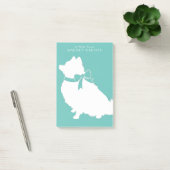 Pommeren Pom Dog Puppy Post-it® Notes (Kantoor)