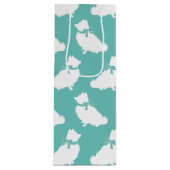 Pommeren Pom Dog Puppy Wijn Cadeautas (Voorkant)