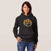 Pommeren Schattig Face Hoodie (Voorkant volledig)