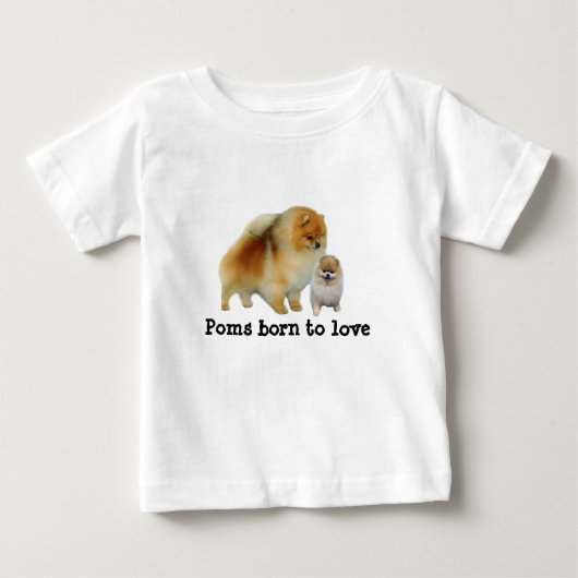 Pommeren Shirt Toddler Unisex (Voorkant)