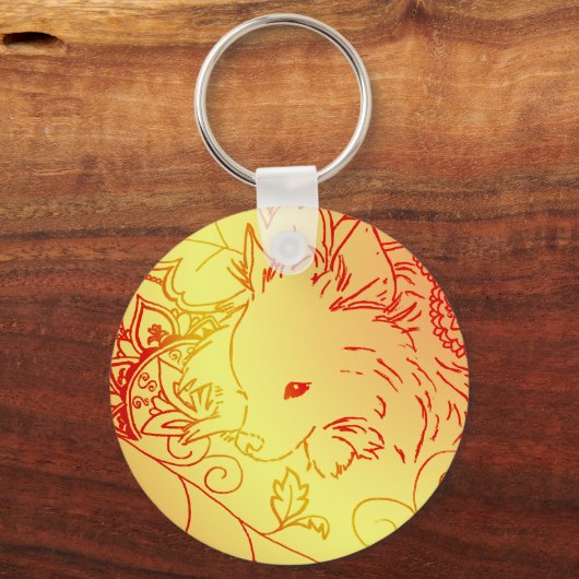 Pommeren Sleutelhanger (Voorkant)