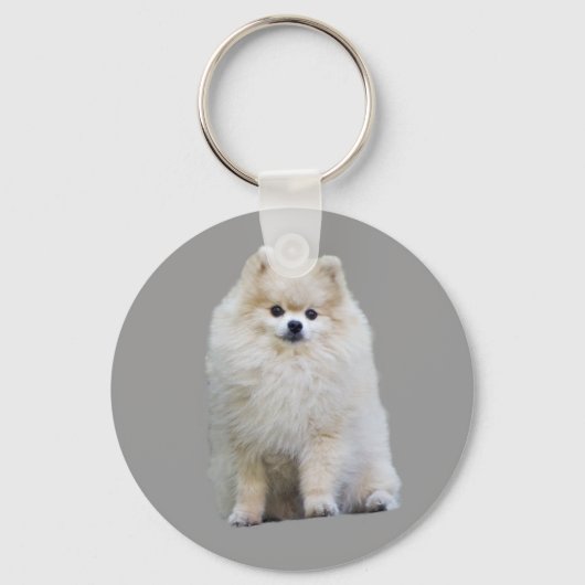 Pommeren Sleutelhanger (Voorkant)