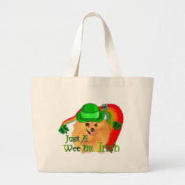 Pommeren St Patricks Day Grote Tote Bag
