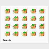 Pommeren St Patricks Day Ronde Sticker (Vel)