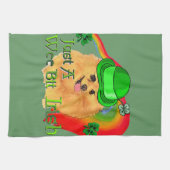 Pommeren St Patricks Day Theedoek (Horizontaal)