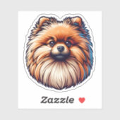 Pommeren Sticker (Vel)