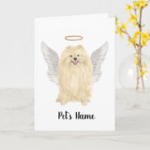 Pommeren Sympathische Memorial Kaart (Gele Bloem)