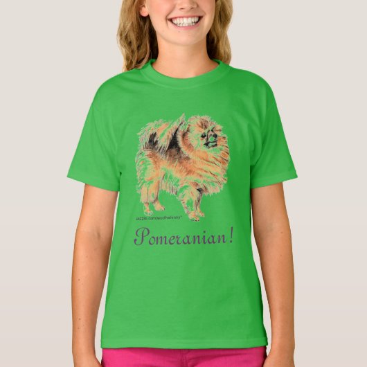 Pommeren! T-shirt (Voorkant)