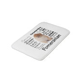 Pommeren Traits Bathmat Badmat (Gekanteld)