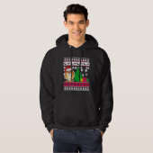 Pommeren Ugly KerstSweater Hoodie (Voorkant volledig)