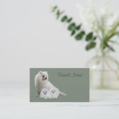 Pommeren Visitekaartje (Staand voorkant)