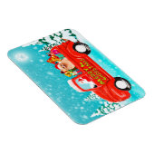 Pommeren Vrachtwagen voor kerstbezorging bij honde Magneet (Rechterzijde)