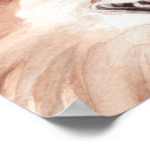 Pommeren Waterverf afdrukken Poster (Hoek)