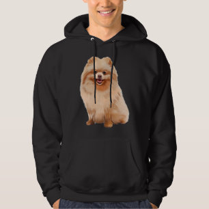 Pommeren Waterverf kunst schilderen Hoodie
