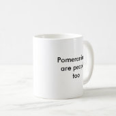 Pommeren zijn ook mensen koffiemok (Voorkant rechts)
