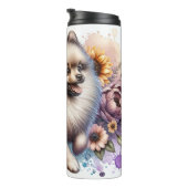 Pommeren's Fluffy Floral Dream Thermosbeker (Geroteerd rechts)