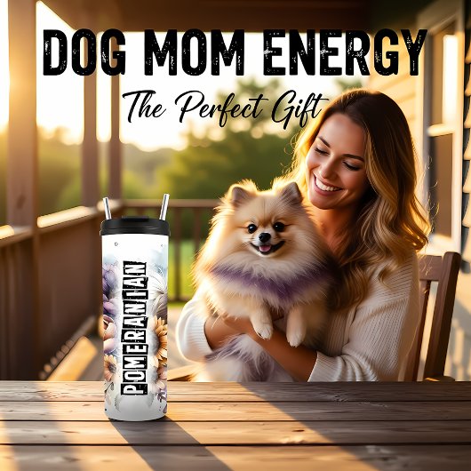 Pommeren's Fluffy Floral Dream Thermosbeker