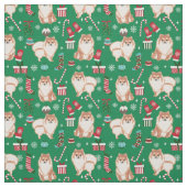 pommerese kerstfeestdag stof (Swatch)